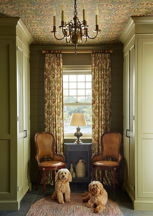 “We have two dogs, and we entertain a lot,” Philip notes, but he doesn’t worry about wear and tear. He believes in using what you have and incorporating what you love, rather than stashing things away for “special” occasions.
